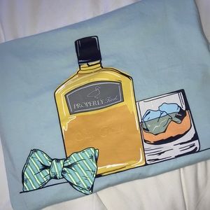 Properly tied T-shirt